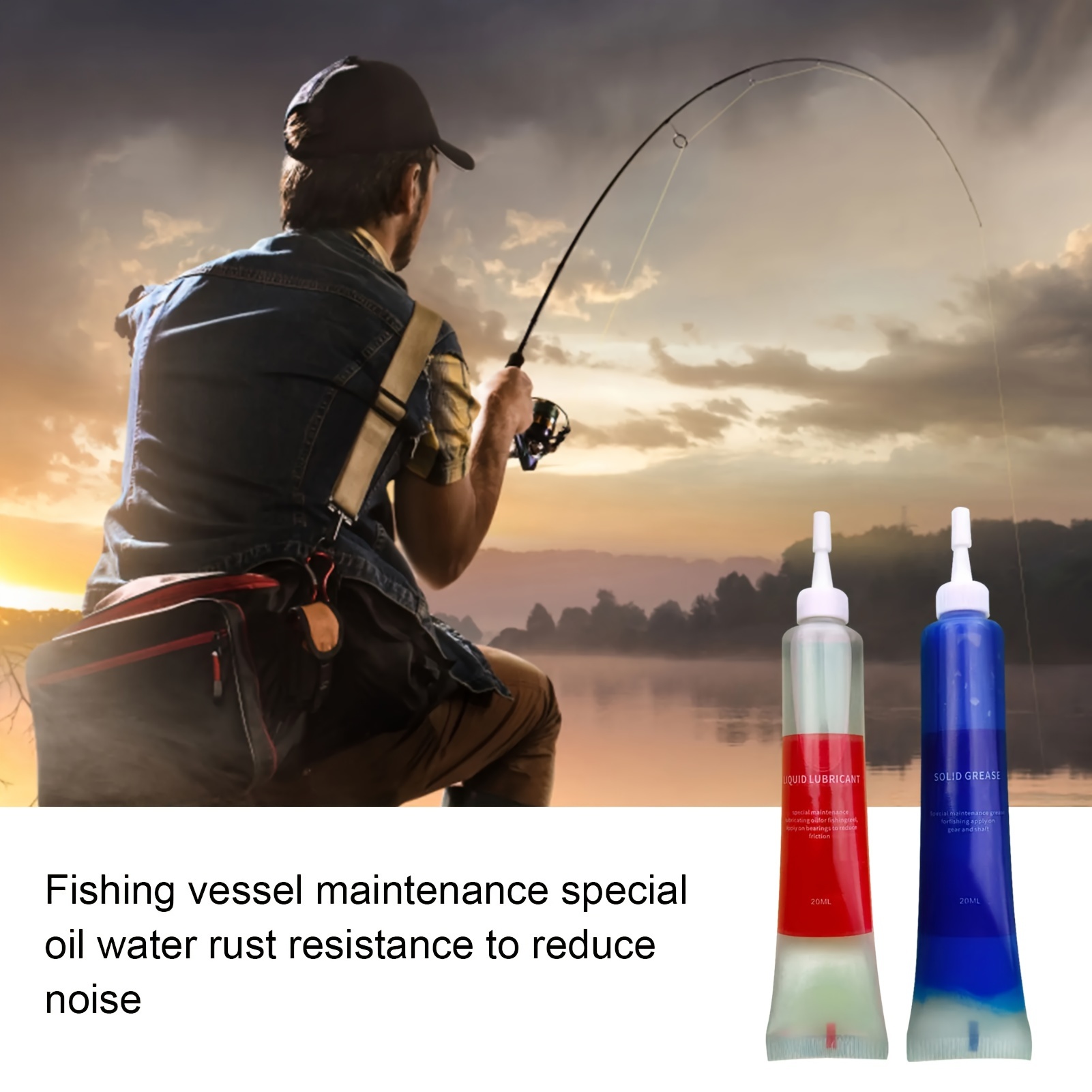 Fly Reel - 4개입 낚시 릴 유지보수 키트 낚시